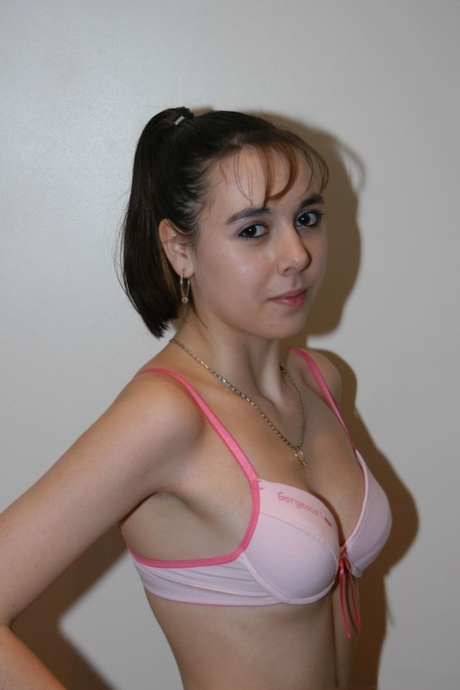 Sweet amateur girl Lita Phoenix shows her tits and sucks a boner for a facial