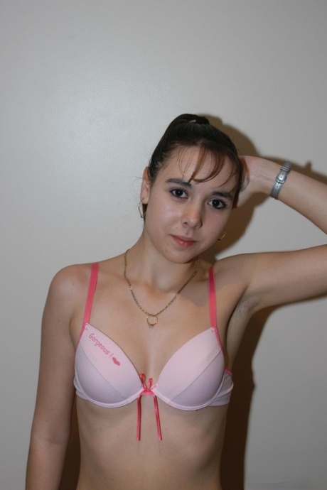 Sweet amateur girl Lita Phoenix shows her tits and sucks a boner for a facial